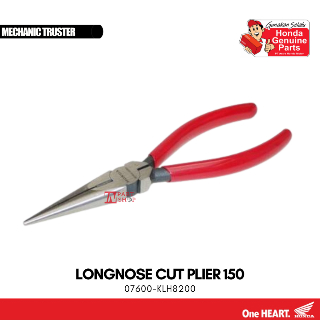 Tang Lancip (Longnose Cut Plier 150) Original Honda KOWA / 07600-KLH8200