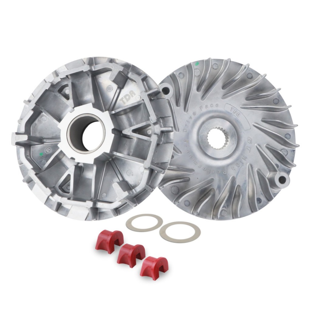 TDR CVT Performance Pulley Xmax 250 with Drive Face Washer and Slider V.23 For Xmax 300