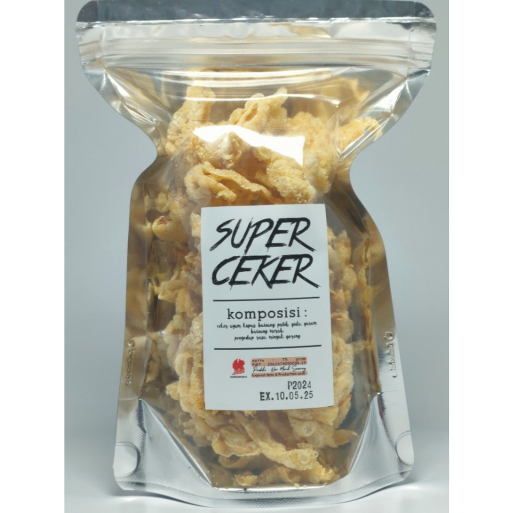 

keripik - super ceker - nori merah - 75 gram