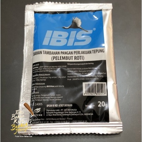 

PELEMBUT ROTI IBIS BLUE 20 GR / IBIS BLUE / SASET