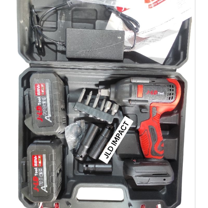 BOR BATERAI IMPACT WRENCH JLD 2 BATERAI 88VF 350NM - IMPACT WRENCH JLD BUKA BAUT KUNCI BANJARMASIN
