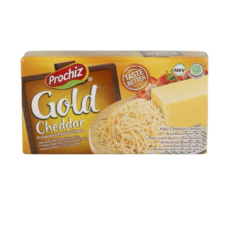 

Prochiz Keju gold chedar 160g