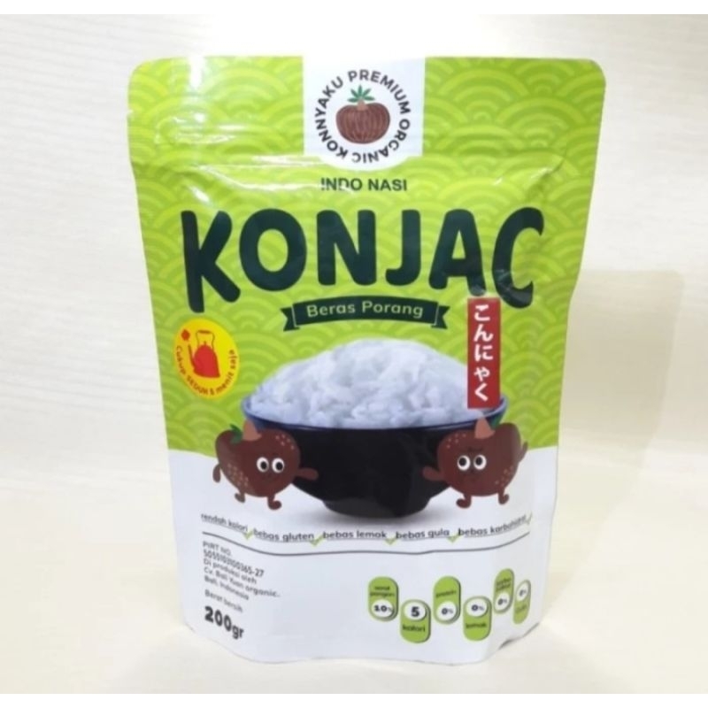 

KONJAC Konnyaku Rice/Beras Porang Instant 200gr *Pekanbaru*