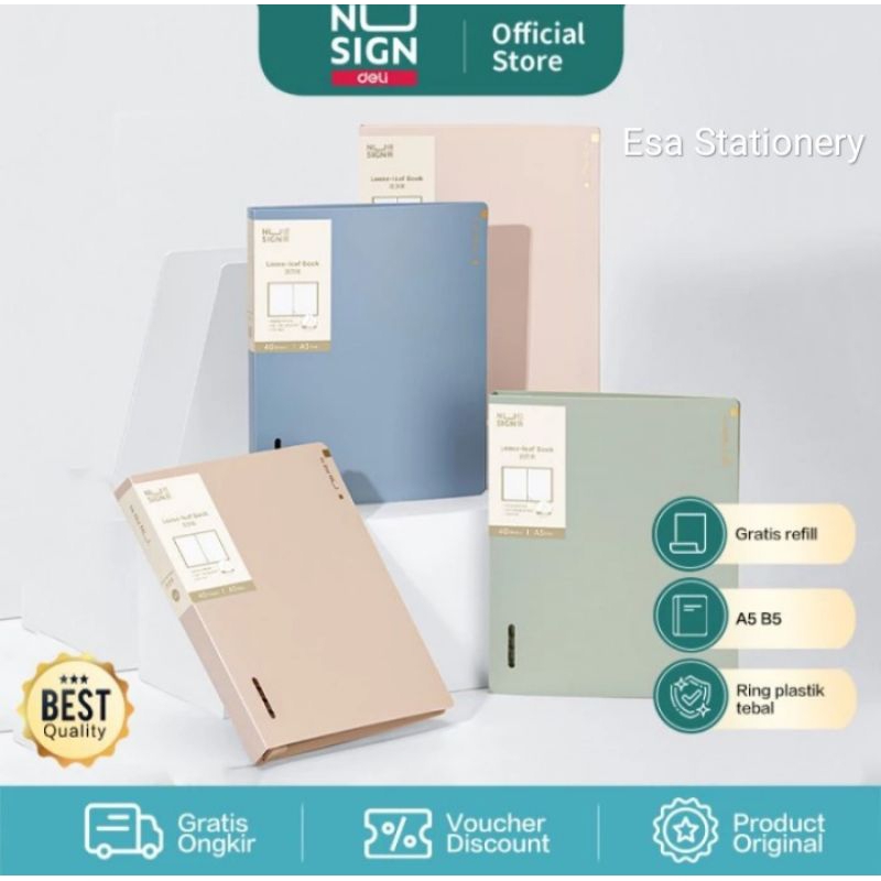 

Binder Nusign Loose-Leaf Book B5