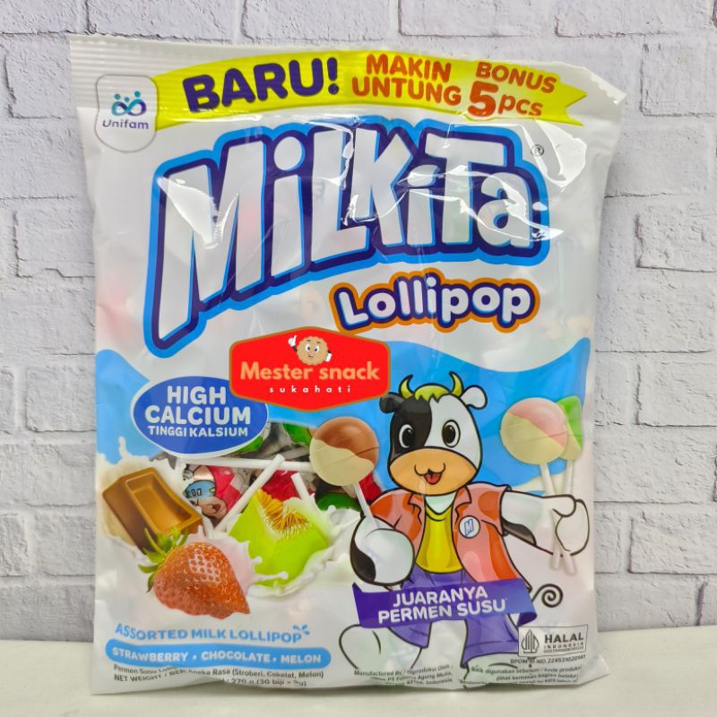 

Milkita 270 gram | Milkita Lollipop | Permen Susu Milkita