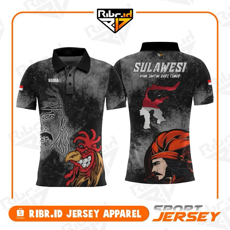 Jersey / Jersey Printing / Jersey Custom / Jersey Bola / Jersey Olahraga / Jersey Militer / Sulawesi