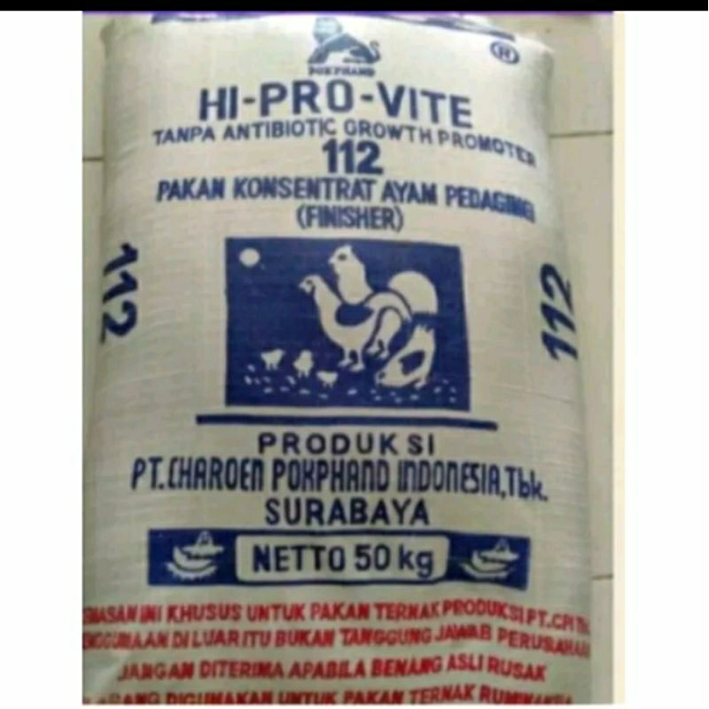 Konsentrat Ayam Pedaging Finisher 112 Hi Pro Vite