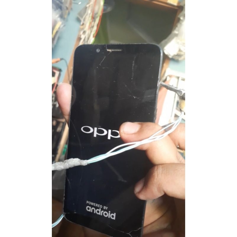 lcd tc hp oppo f5 , A73 minus tc retak ori cabutan Normal udah tested