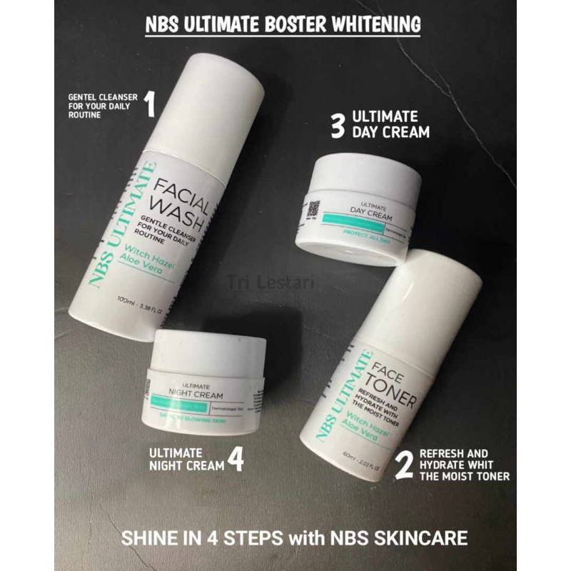 ORIGINAL NBS BOOSTER PAKET SKINCARE NBS FACIAL WASH / TONER NBS / SABUN CUCI MUKA NBS FACE WASH NBS 