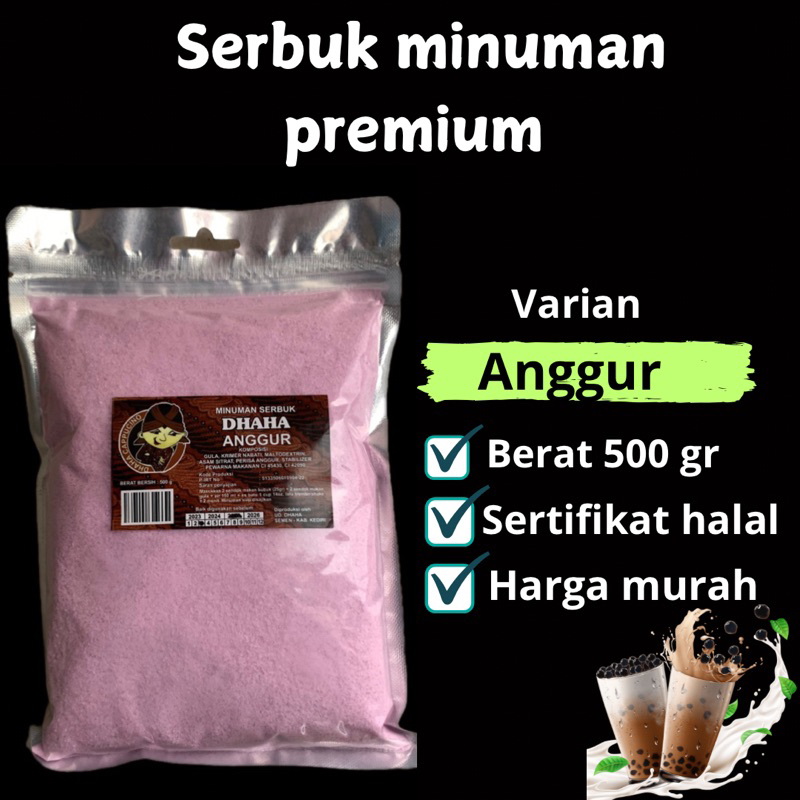 

Serbuk minuman ANGGUR 500grm