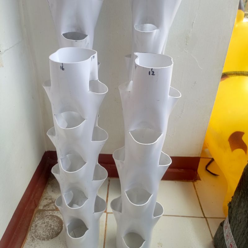 GROWING POT TOWER, Pot Tanaman Vertikal Vertikultur Pot tanaman pot bunga pot estetik, pot