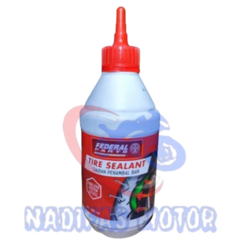Cairan Tubeless FEDERAL 350ml Original Tambal Ban Tubles Sepeda Motor Anti Bocor
