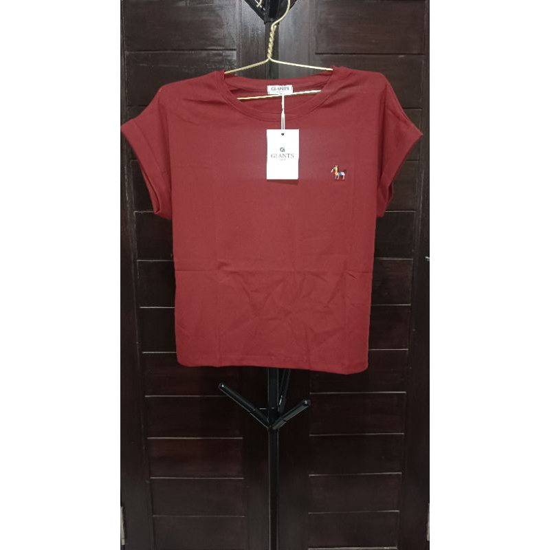 Blouse Import Tshirt Kaos Giants Maroon Bangkok