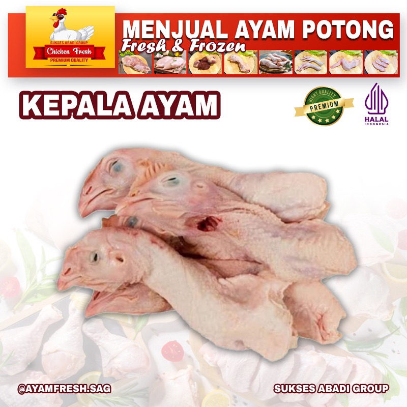 

KEPALA AYAM BROILER / FRESH / Premium Quality