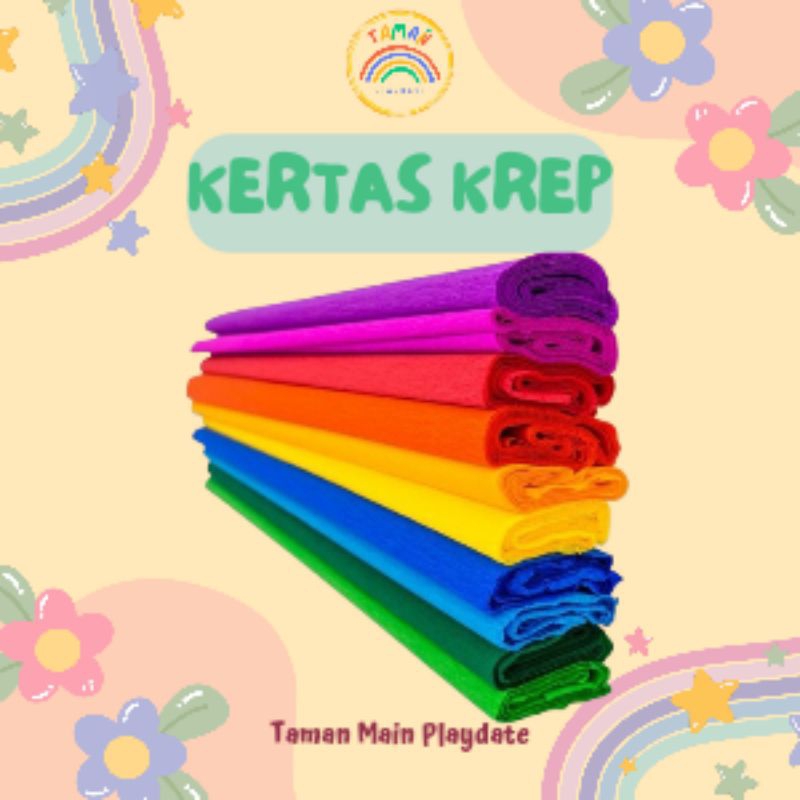 

Kertas Crepe Krep Warna Warni
