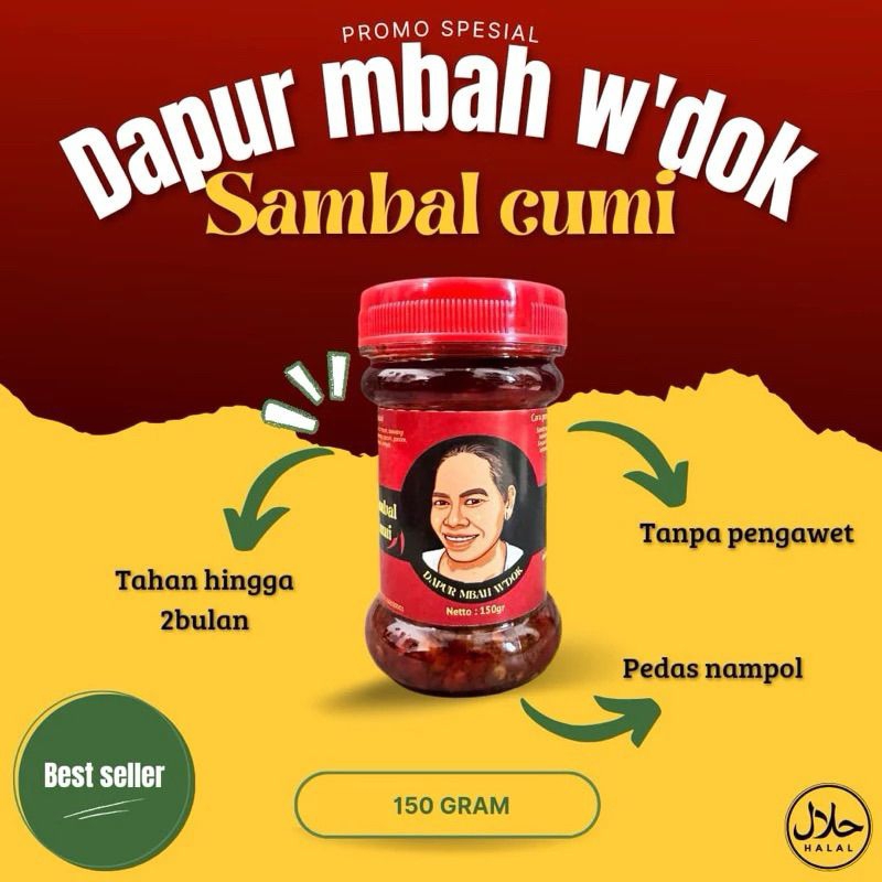 

Dapur Mbah W'dok - SAMBAL CUMI ASIN / SAMBAL BABY CUMI PEDAS 100%