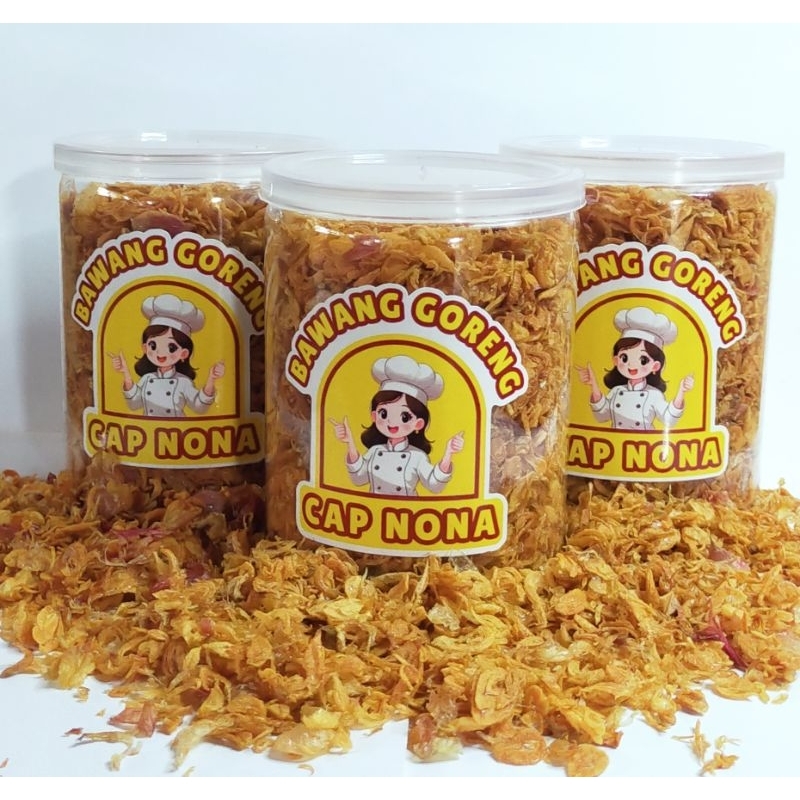 

PAKET 3 PCS CAP NONA - BAWANG GORENG PREMIUM GRADE A