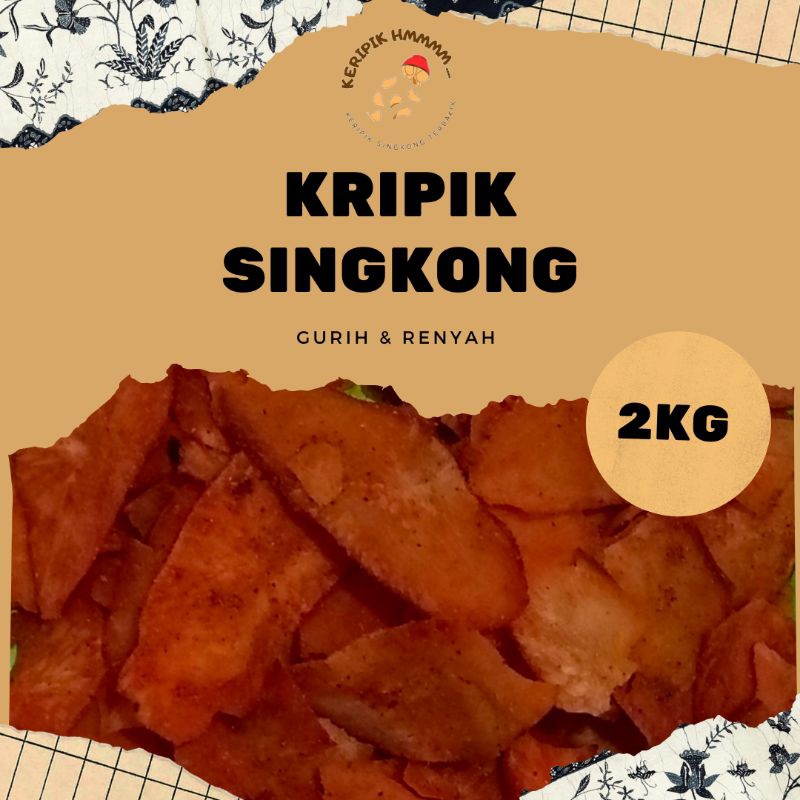 

Keripik Singkong Pedas / Asin 2KG