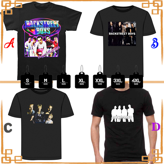 Kaos Backstreet Boys Tshirt Bahan 100% Cotton | Casual T-SHIRT Size S M L XL XXL 3XL 4XL | READY STO