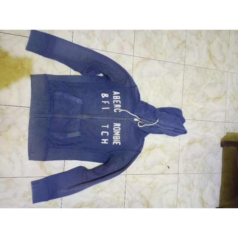 ZH/ZIPPHOOD/ZIPPER HOODIE/JAKET ABERCROMBIE NAVY