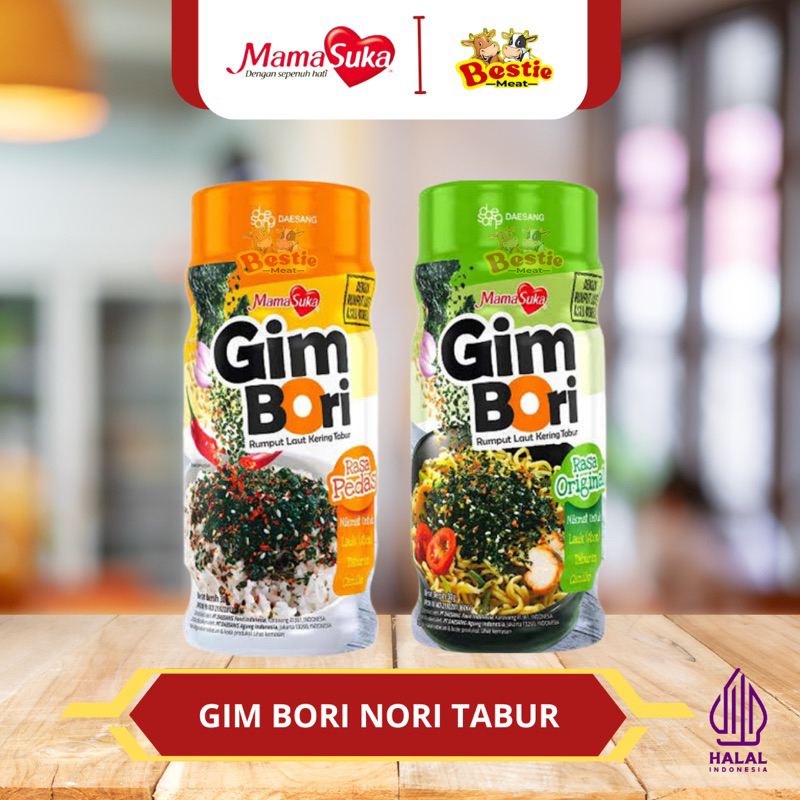 

Mamasuka Gim Bori - Bon Nori Tabur Original & Pedas 30g