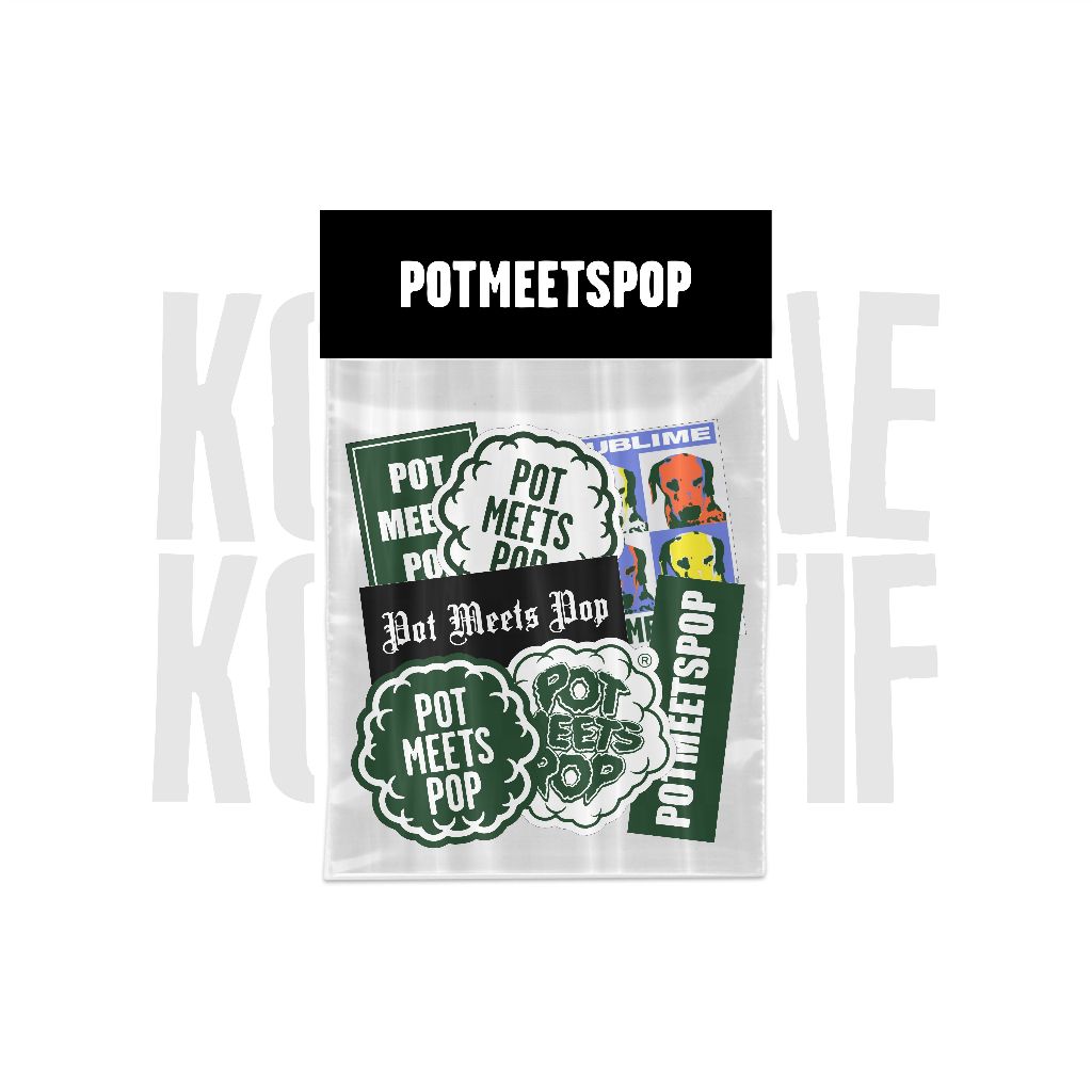 

Stikerpack Brand Pot Met Pop