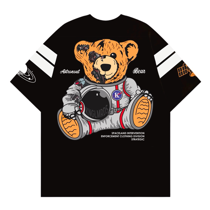 KONGLOMERADS - Kaos Oversize UNIVERSITY EDITION ASTRONOUT BEAR