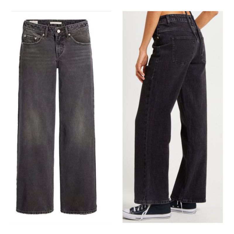 BoyFriend Lof* | Jeans High Waist Wanita Celana Panjang HW Loose Jeans Terbaru Original sisa export