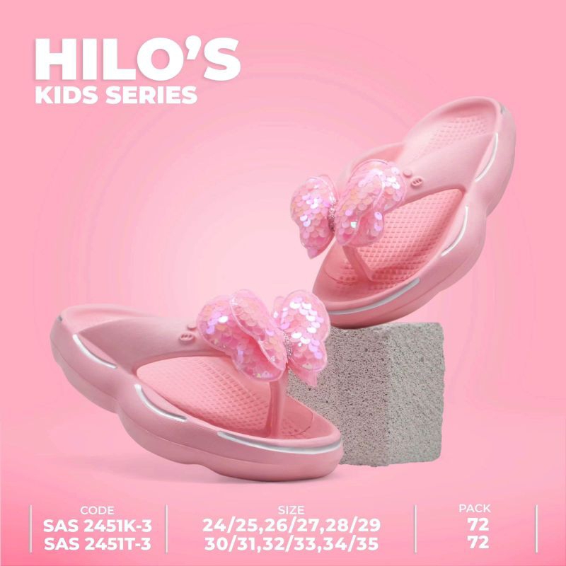 sandal karet anak cewek kecil motif kupu kupu