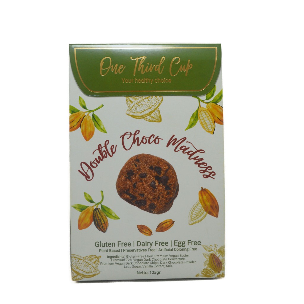 

ONE THIRD CUP DOUBLE CHOCO MADNESS 125 G