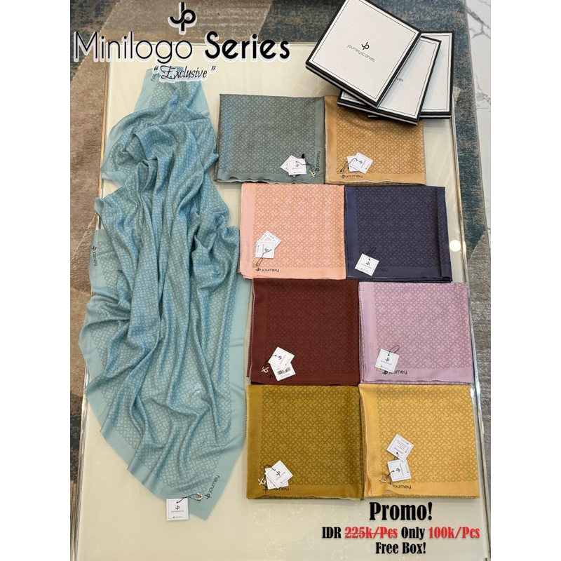 Promo Mini logo series journey scarves (Tanpa box)