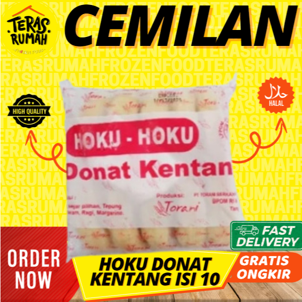 

HOKU DONAT KENTANG ISI 10 SUDAH TERMASUK GULA HALUS