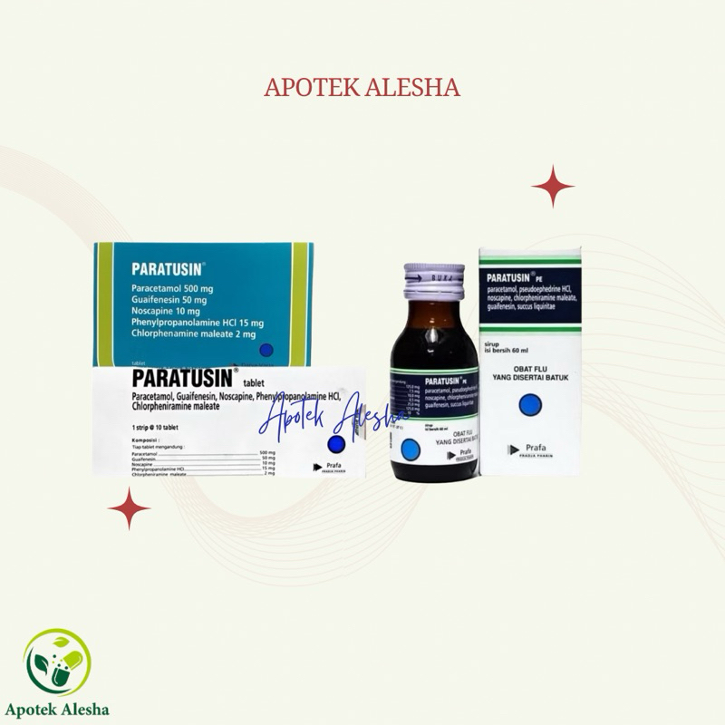 PARATUSIN TABLET PARATUSIN SYRUP
