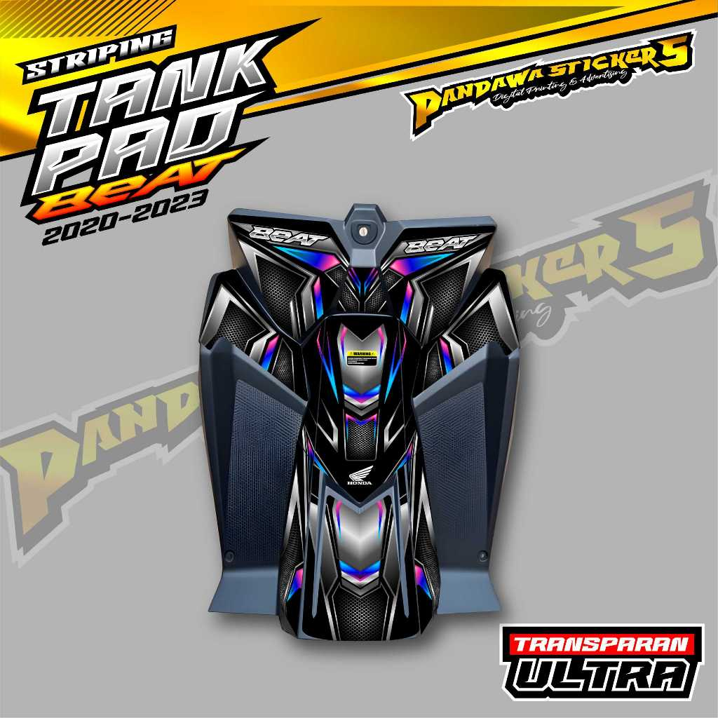 PELINDUNG DASHBOARD TANKPAD HONDA BEAT DELUX 2020-2023/STIKER TANKPAD MOTOR HONDA BEAT DELUX 2020-20