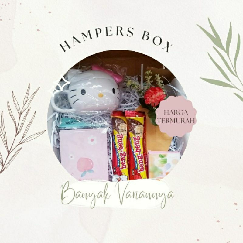 

Hampers Gift Box Cewek / Wanita untuk Kado / Hadiah Ultah Anniversary Valentine