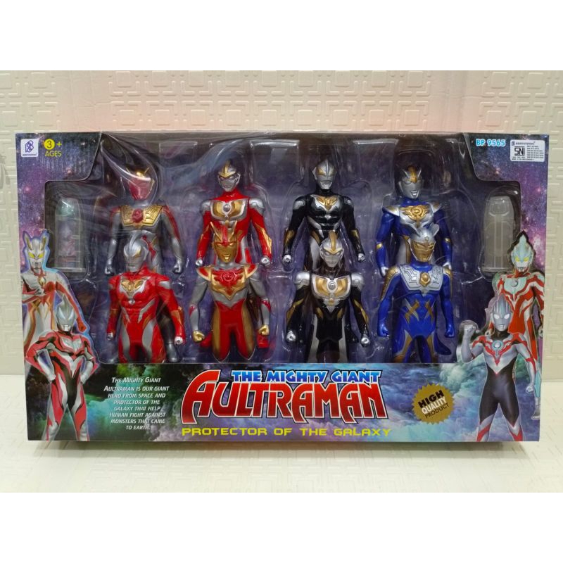 8 in1 Set Ultraman Ultrahero Brothers Monster Series Figure Action BP9565