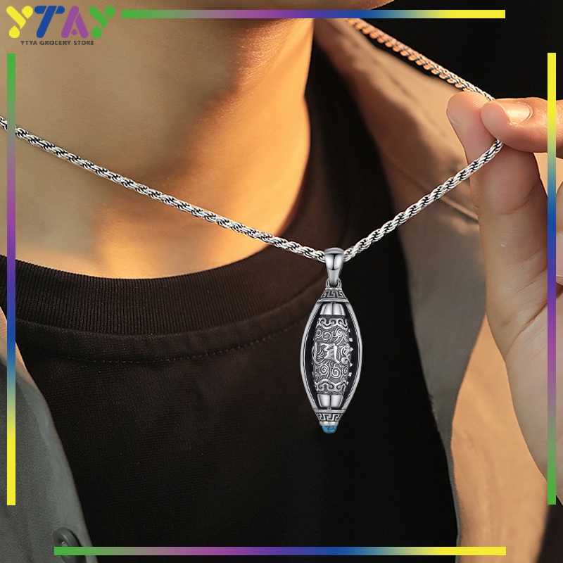 Kalung Liontin Mantra Gantulan Kalung Rantai Kalung Liontin Kalung Hindu Gantungan Kalung Pria Keren