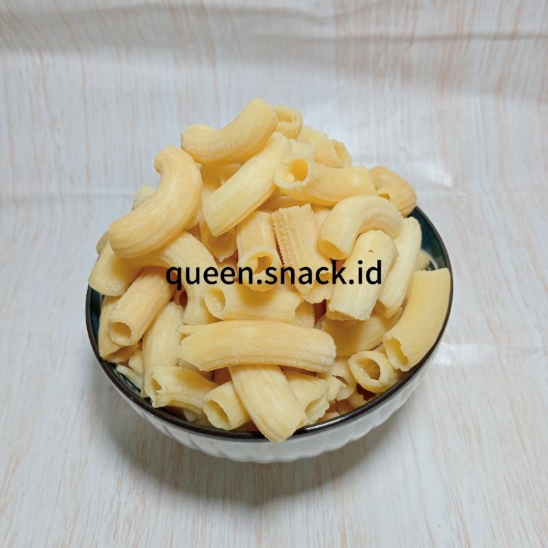 

Makaroni keju Kraft, makaroni keju cheddar homemade asli ukuran 100gr, telor gabus keju, cheese stick QUEEN SNACK