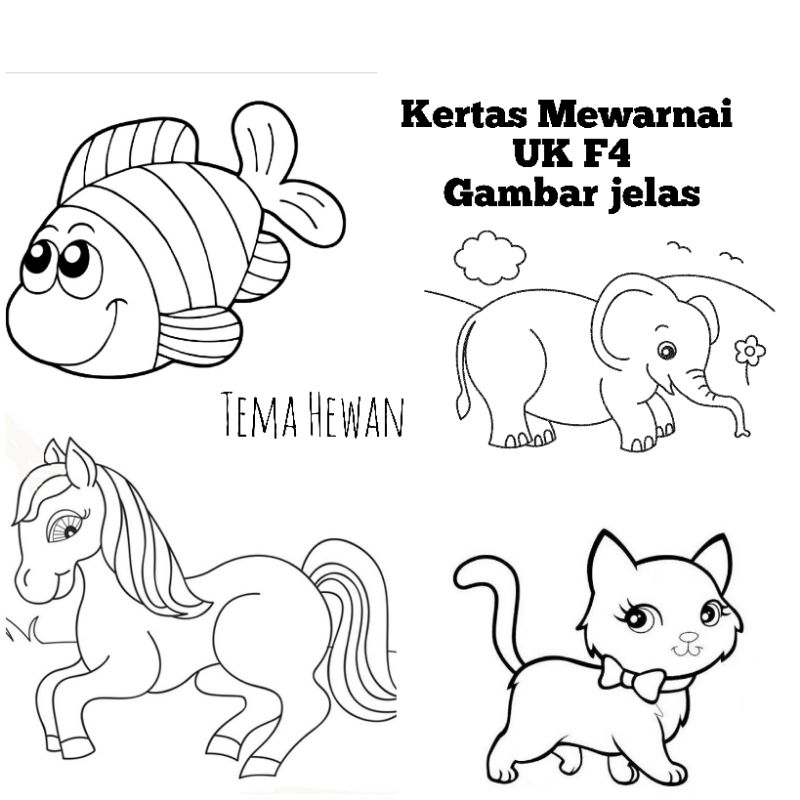 Kertas Mewarnai / Coloring / Kertas Gambar