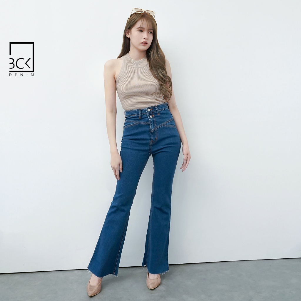 BCK - Velope 2 Celana Jeans Cutbray Wanita Cutbray