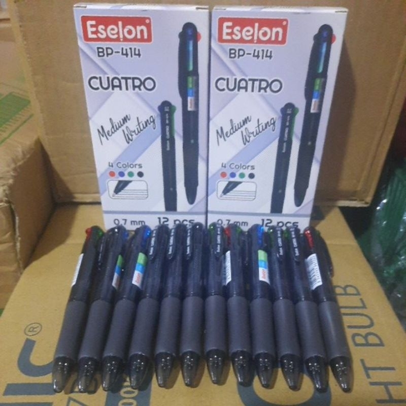 

Pena pulpen 4 warna BP-414 Eselon 0.7mm harga perlusin