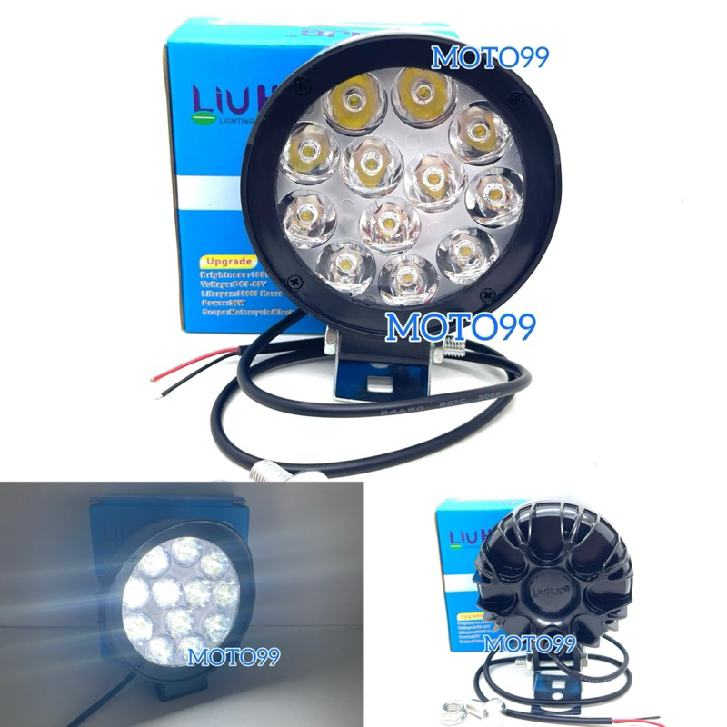 Lampu Tembak Sorot Cree Topi 12 Mata Led Bulat 36 Watt Original LiuHJG