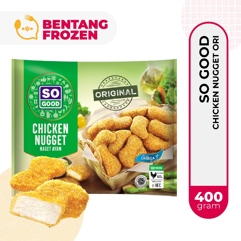 

So Good Chicken Nugget Original 400gr / Nugget Ayam