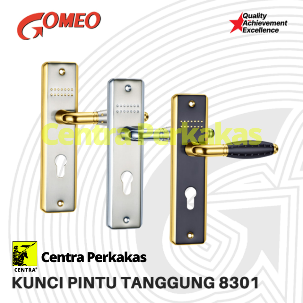 [SET] Kunci Pintu (handle+body kunci) Tanggung GOMEO