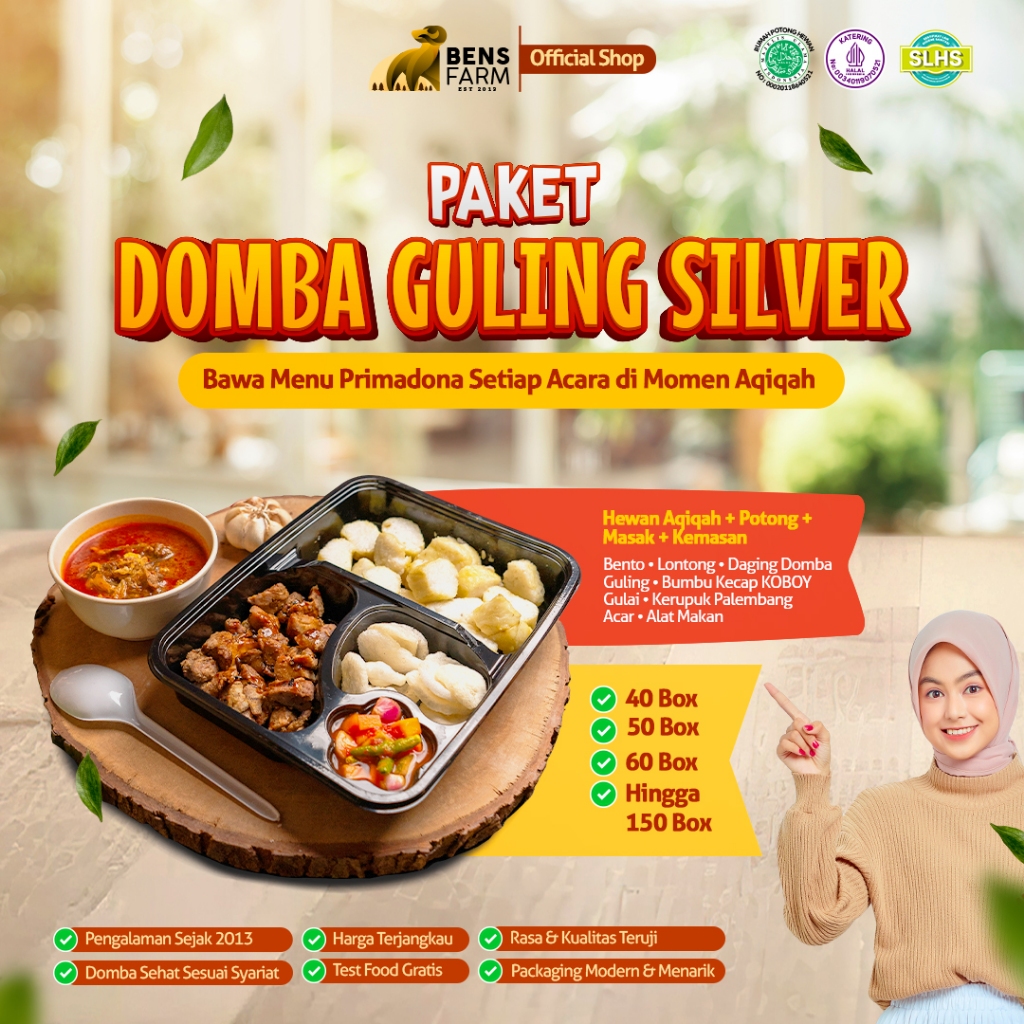 

Bens Farm - Paket Aqiqah Domba Guling Silver