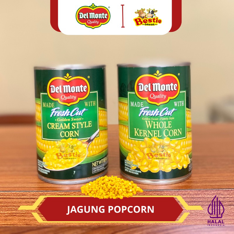 

Del Monte Cream Corn dan Whole kernel - Jagung Manis Serbaguna