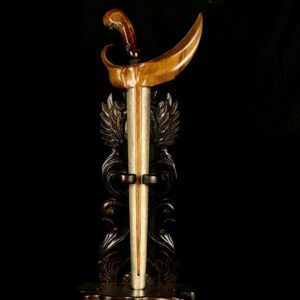 Keris Pandawa Cinarito Luk 5 Pamor Melati Sinebar Tangguh Mataram Era Amangkurat