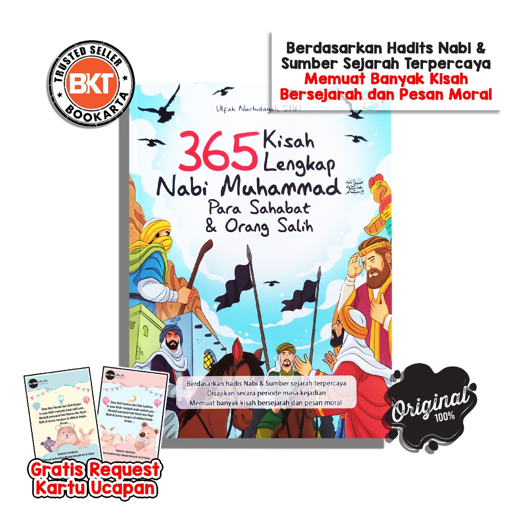 Buku Kisah 25 Nabi Rasul 365 Kisah Nabi Muhammad Lengkap Fullcolour Bergambar Lengkap