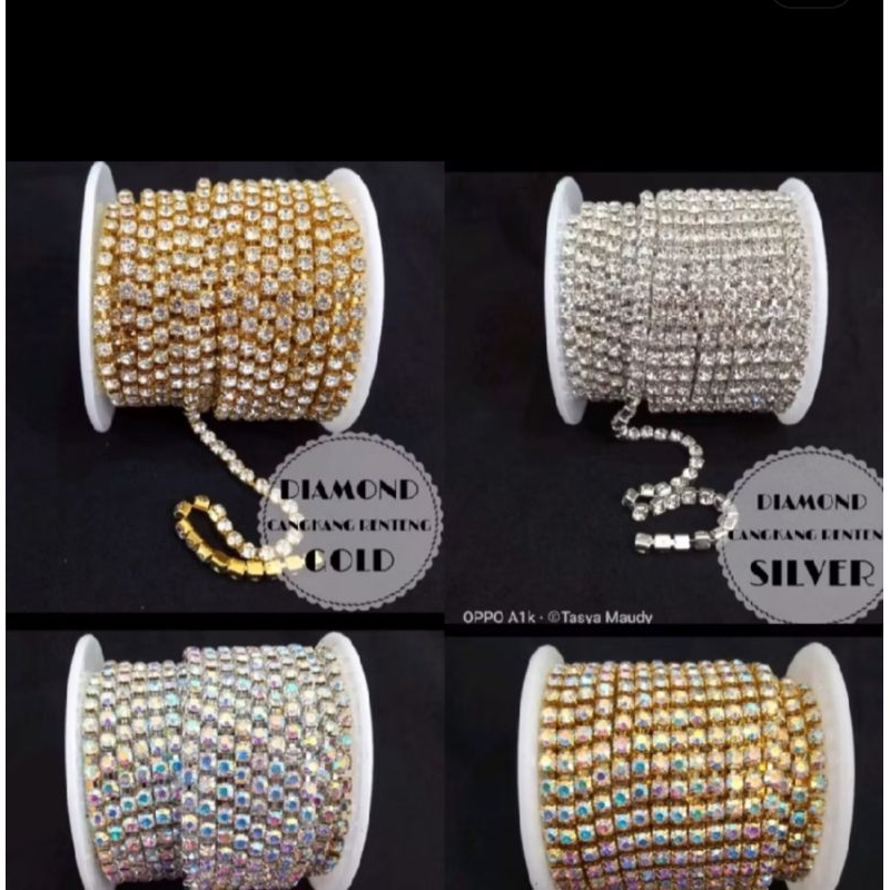 permata diamond cangkang renteng rapat premium Ss10 10 yard