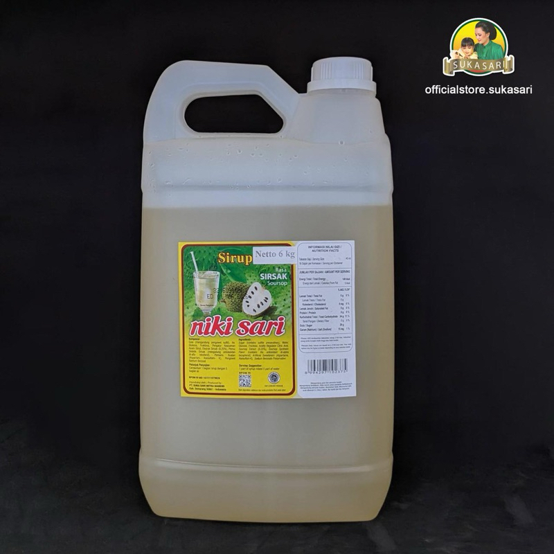 

Sirup Niki Sari Kemasan Jerigen